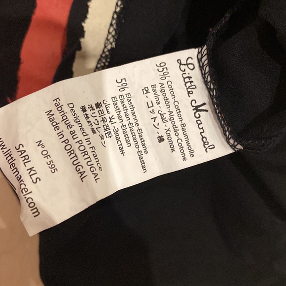 Le Petit Marcel Little Marcel girls soft stretch hooded jersey dress - Picture 7 of 8